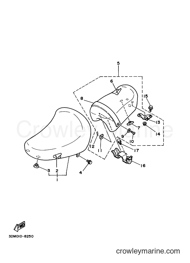 Yamaha Motors XV250 (3DN3) [010] - SEAT