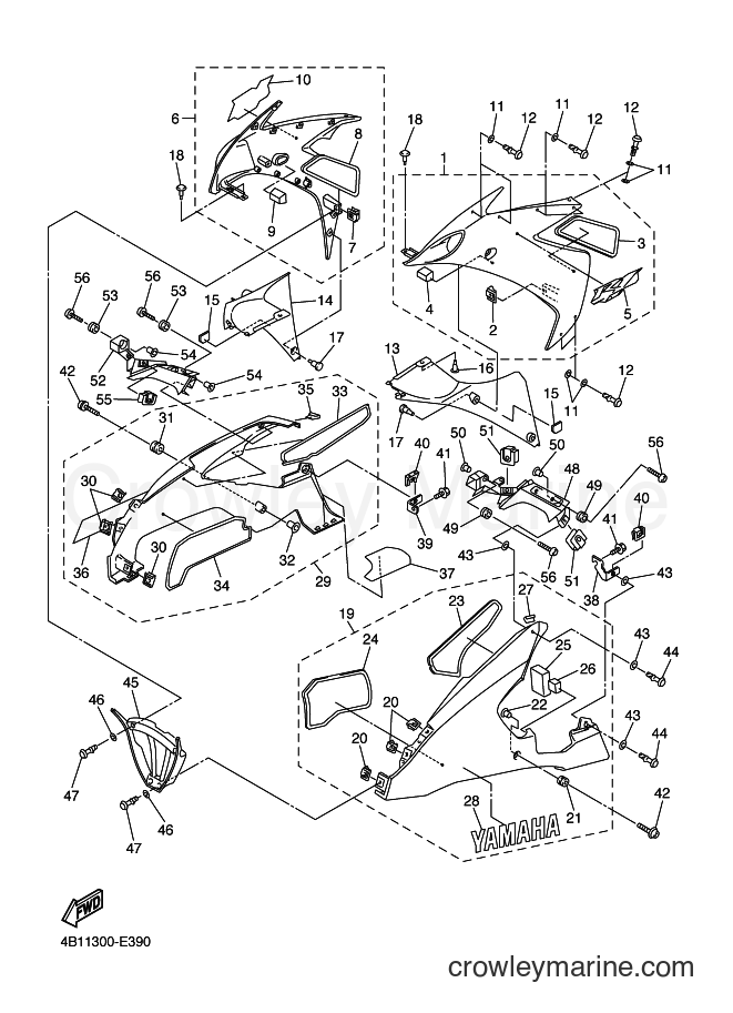 Yamaha Motors YZF-R1S (4B11) [040] - COWLING 2