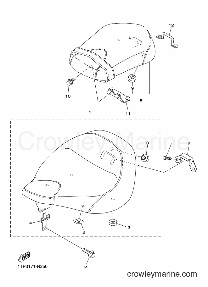 Yamaha Motors XVS950CU (BP63) [010] - SEAT