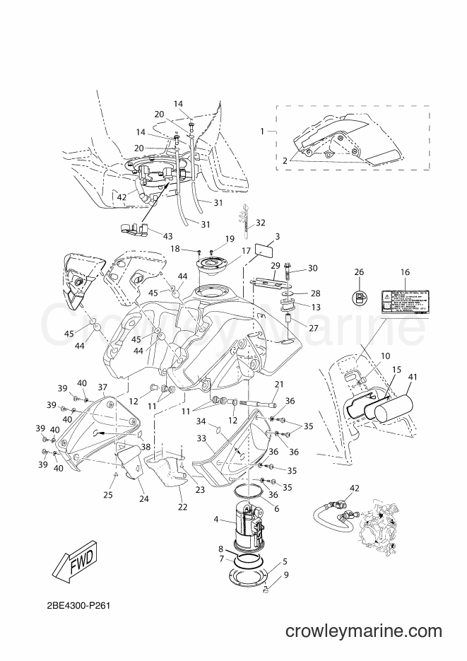 2015 Dirt Bike XT660ZA - XT660ZA (2BE4) [030] - FUEL TANK