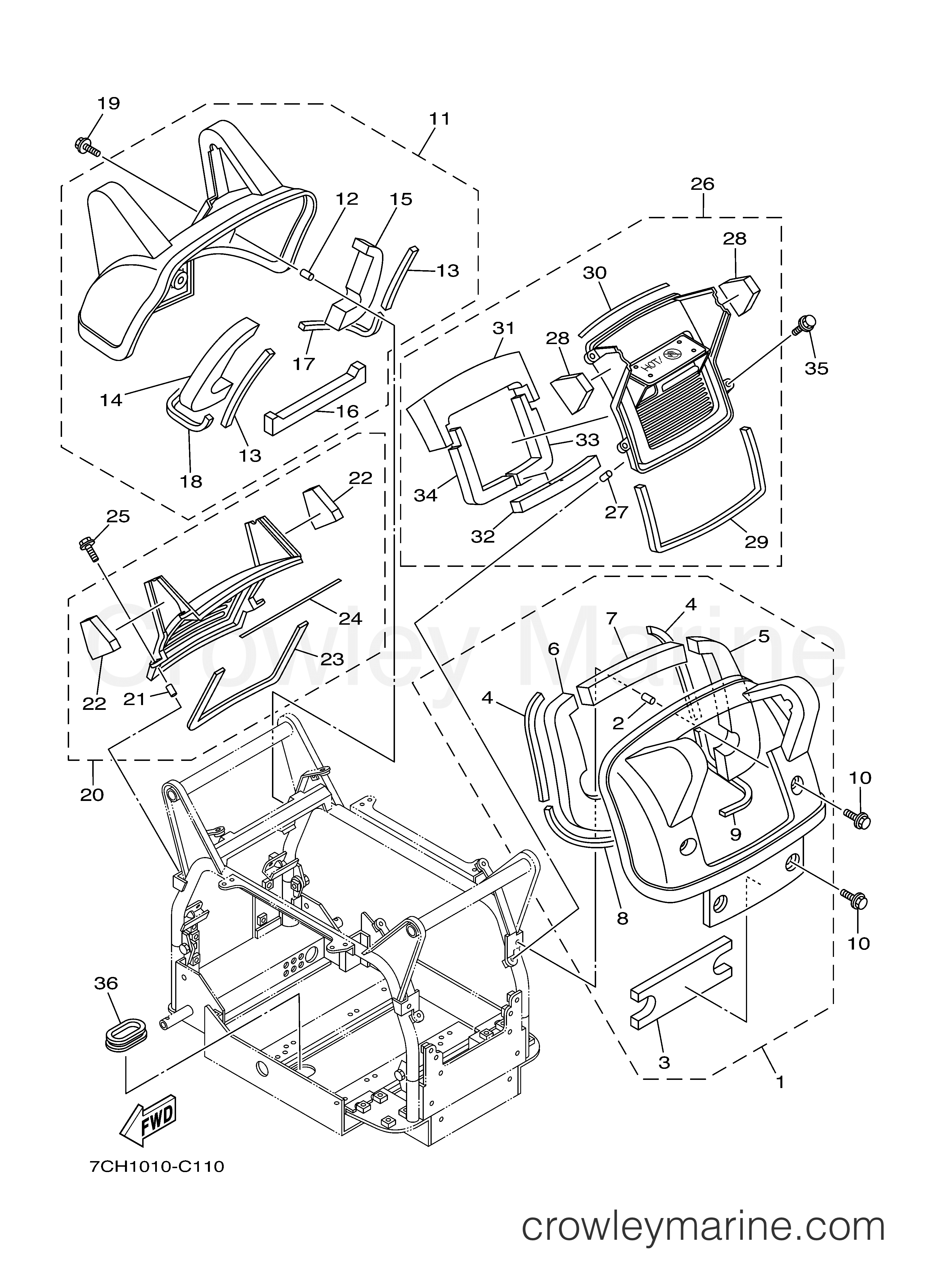 Yamaha Motors EF30ISEJ - FRAME 3