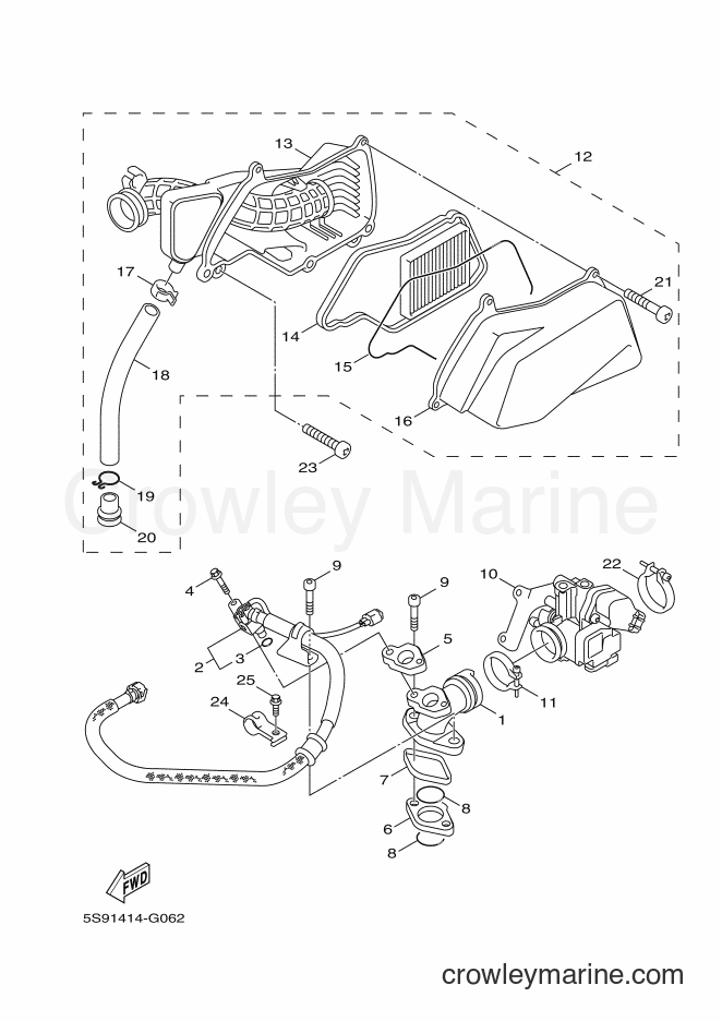 2014 Scooter YW125 - YW125 (32SB) [010] - INTAKE