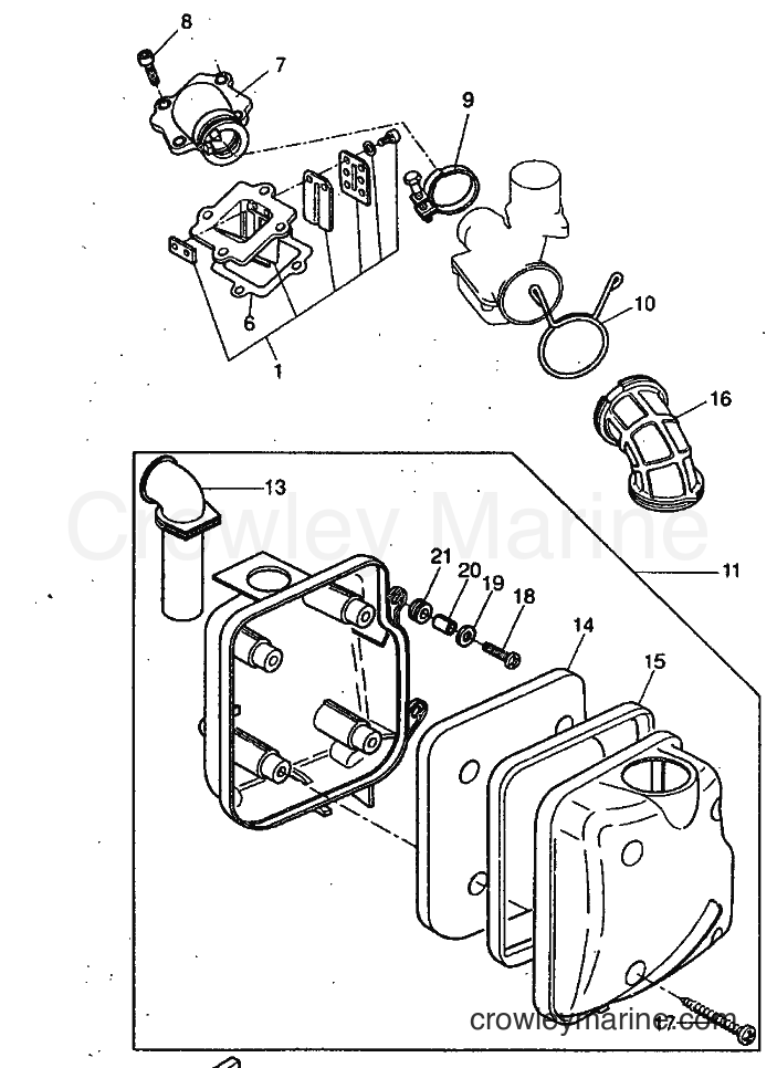 1999 Scooter YH50 - YH50 (5KG1) [010] - INTAKE