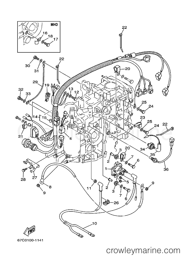 Yamaha Motors F40BEDS (67C0) [020] - ELECTRICAL 2