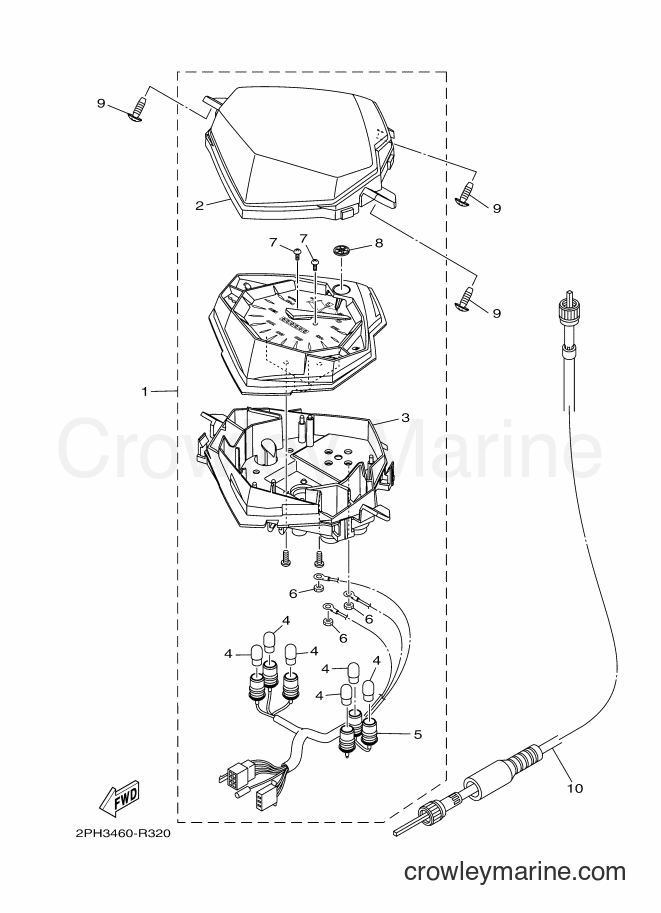 Yamaha Motors LNS125 (2PH3) [010] - METER