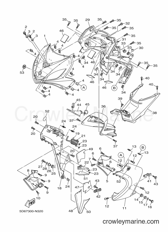 2014 Scooter T135FI - T135FI (5D67) [010] - LEG SHIELD