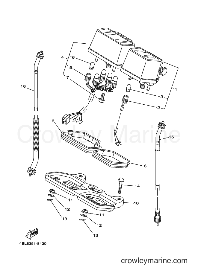 2000 Dirt Bike DT125R - DT125R (4DJA) [010] - METER