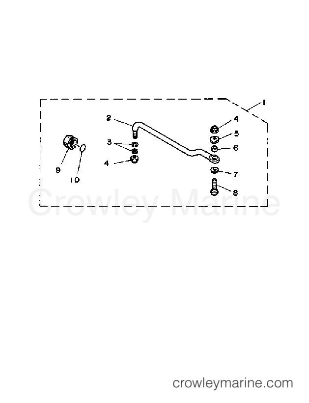 Yamaha Motors CV85ELF - STEERING GUIDE ATTACHMENT