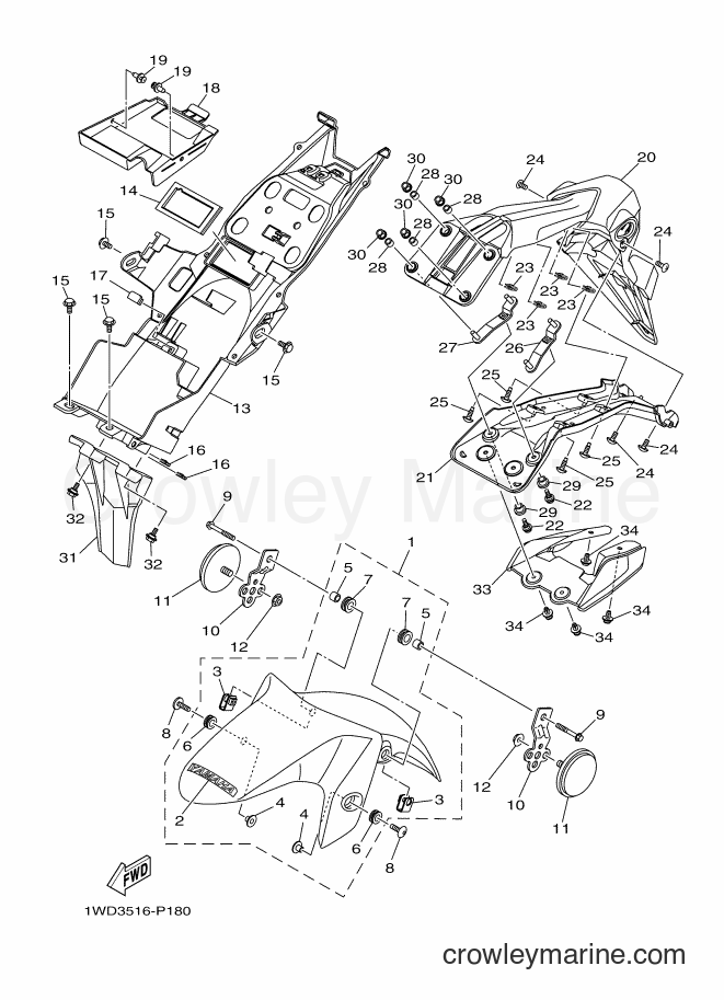 2015 Sport Bike YZF-R3 - YZF-R3 (2YP4) [010] - FENDER