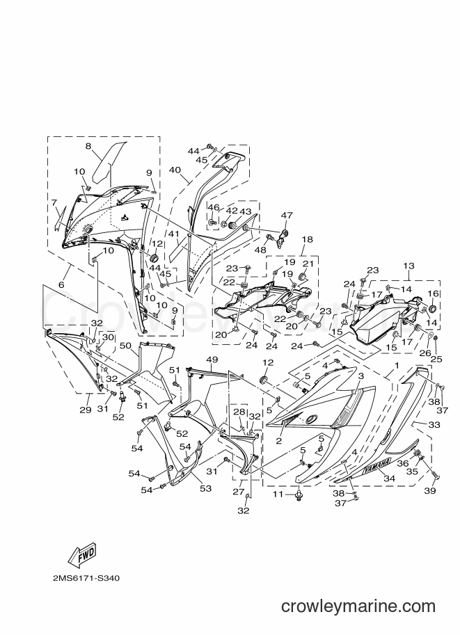 Yamaha Motors YZF-R3 (2MS6) [010] - COWLING 1