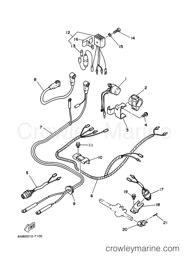 Yamaha Motors 6C (6M80) [160] - ELECTRICAL 2