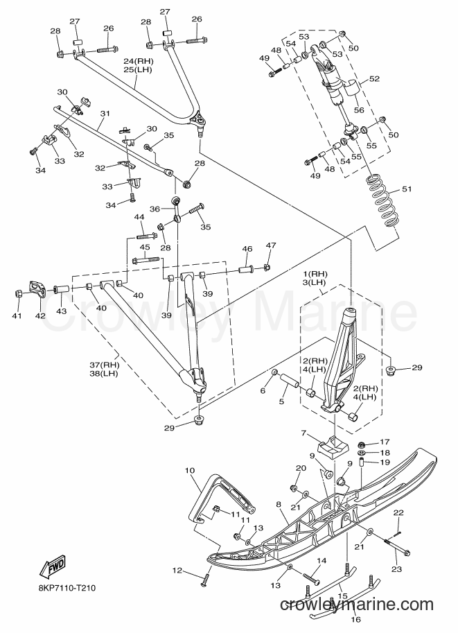 Yamaha Motors SRV10LL (8KP7) [010] - SKI