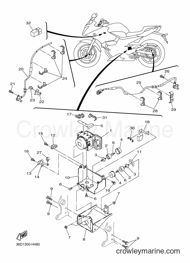 2011 Street Bike XJ6SA - XJ6SA (36D3) [010] - ELECTRICAL 3