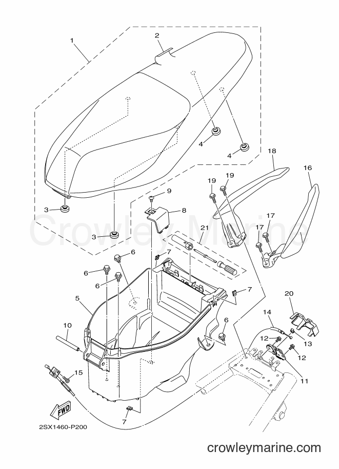 Yamaha Motors LNR125 (2SX2) [010] - SEAT