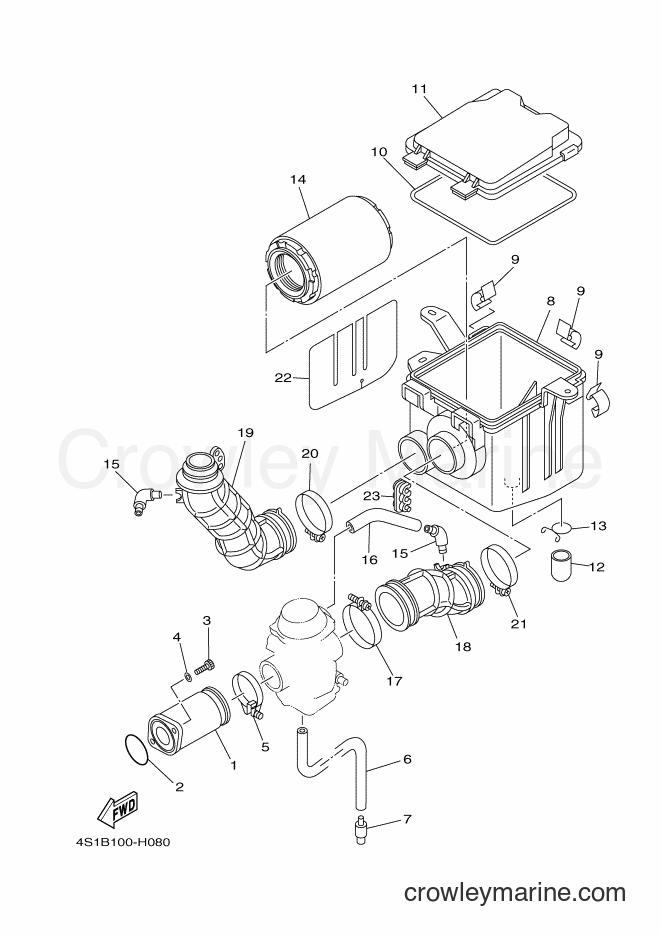 2009 ATV YFM400FWN - YFM400FWN (4S1B) [010] - INTAKE