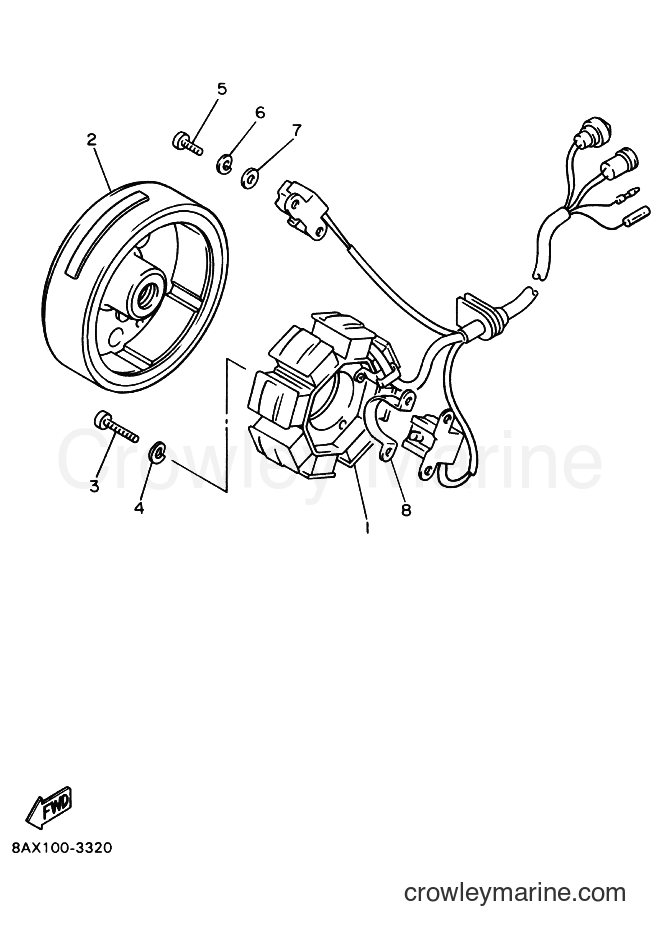 Yamaha Motors VX750 (8AX1) [040] - GENERATOR
