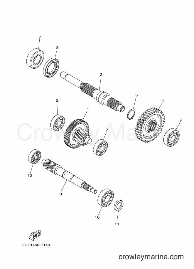 2016 Maxi-Scooter NMAX125 - NMAX125 (2DS2) [010] - TRANSMISSION