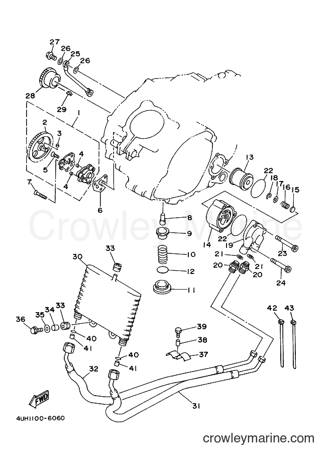 1996 ATV YFM350U - YFM350U (4UH2) [010] - OIL PUMP