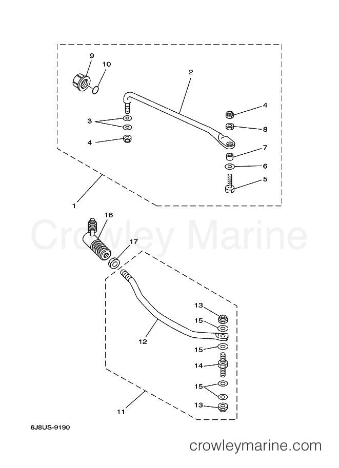 Yamaha Motors 25J (6K9) [99A] - STEERING GUIDE