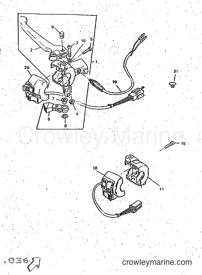 1997 Scooter CW50 - CW50 (4VVB) [999] - HANDLE SWITCH & LEVER