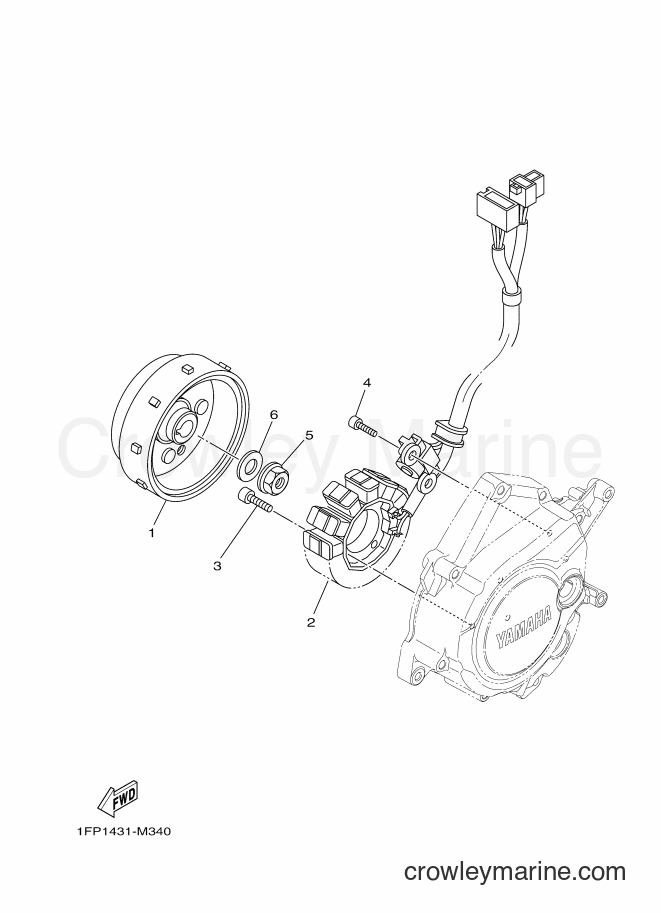 Yamaha Motors T115FLSEC (1FDB) [010] - GENERATOR