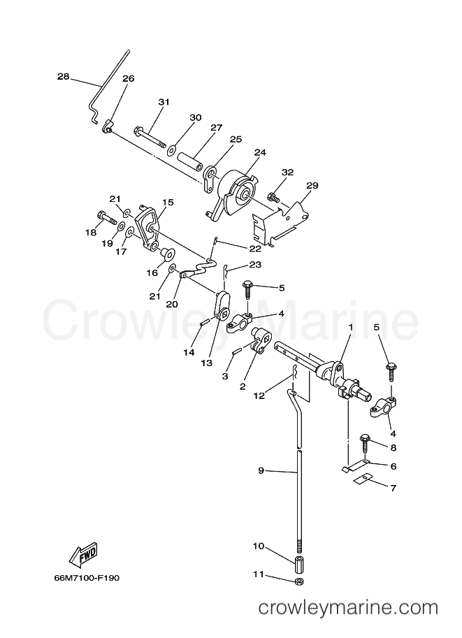 Yamaha Motors F15MLHF (66M7) [130] - CONTROL