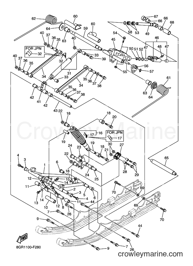 2007 Snowmobile RT50MP - RT50MP (8GR1) [020] - TRACK SUSPENSION 2