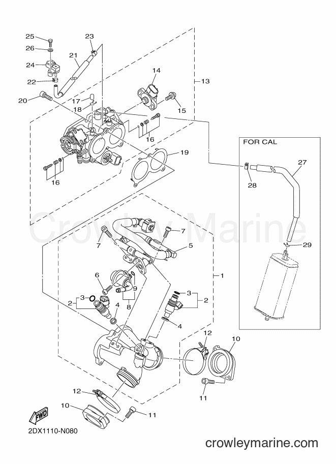 Yamaha Motors XVS950CU (2DXH) [010] - INTAKE 1