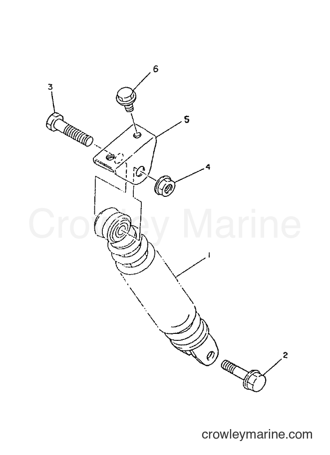 1999 Scooter CY50R - CY50R (3WG8) [010] - REAR SUSPENSION