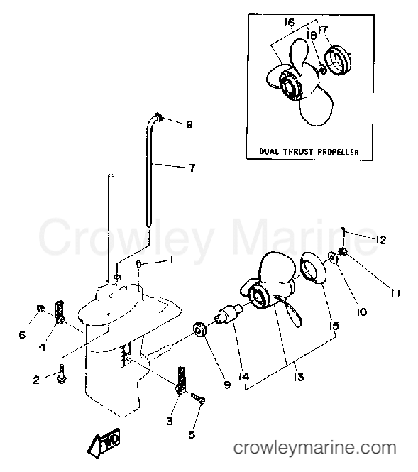 Yamaha Motors 8LD - LOWER DRIVE 2