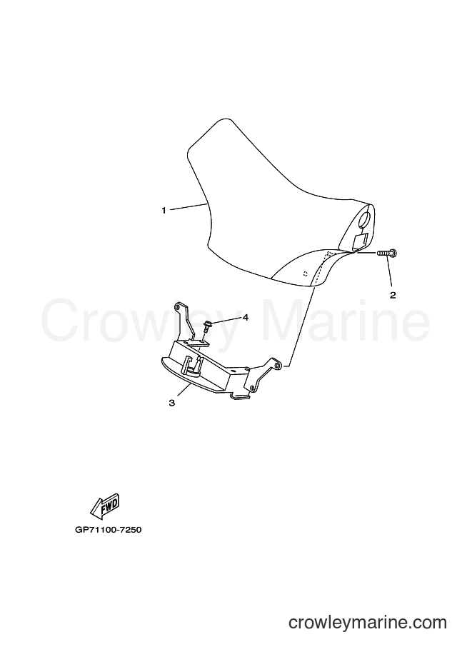 Yamaha Motors JET FOR GP760 (65VA) [020] - STEERING 2