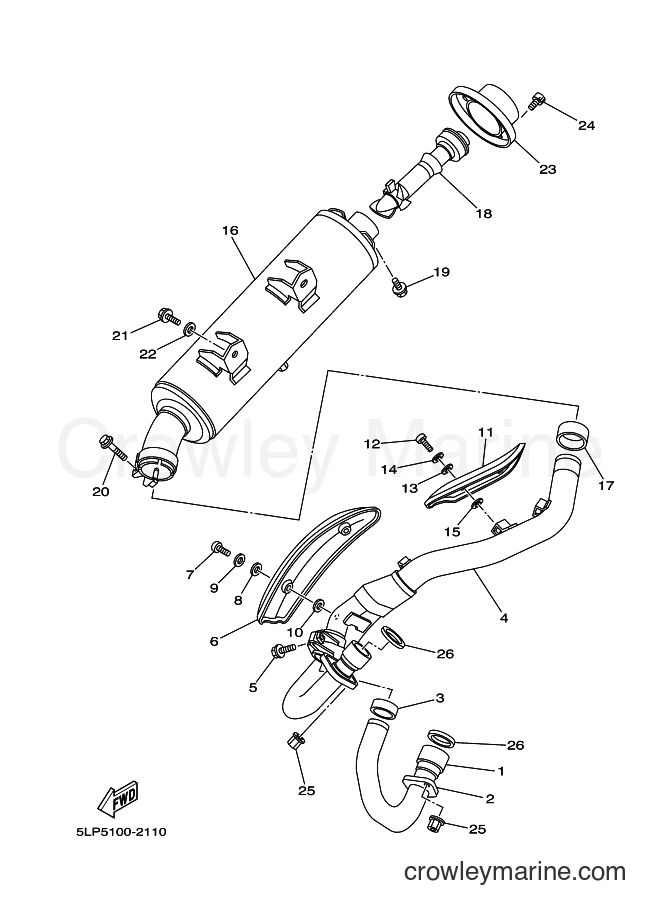2003 ATV YFM660R - YFM660R (5LP9) [030] - EXHAUST