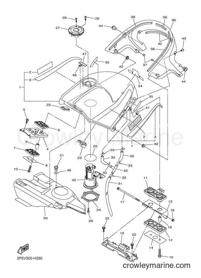 2009 Sport Bike FJR1300A - FJR1300A (3P6V) [010] - FUEL TANK