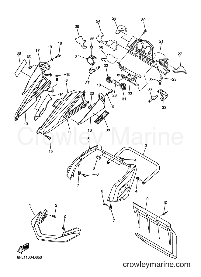 Yamaha Motors RSR10 (8FL2) [010] - BUMPER