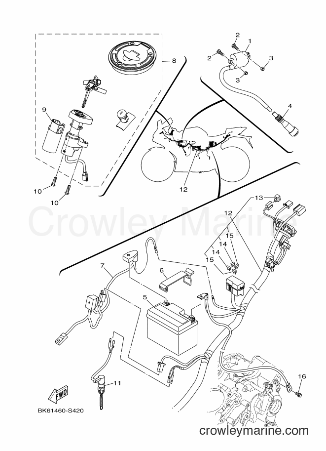 2017 Street Bike YZF155 - YZF155 (B9B2) [010] - ELECTRICAL 1