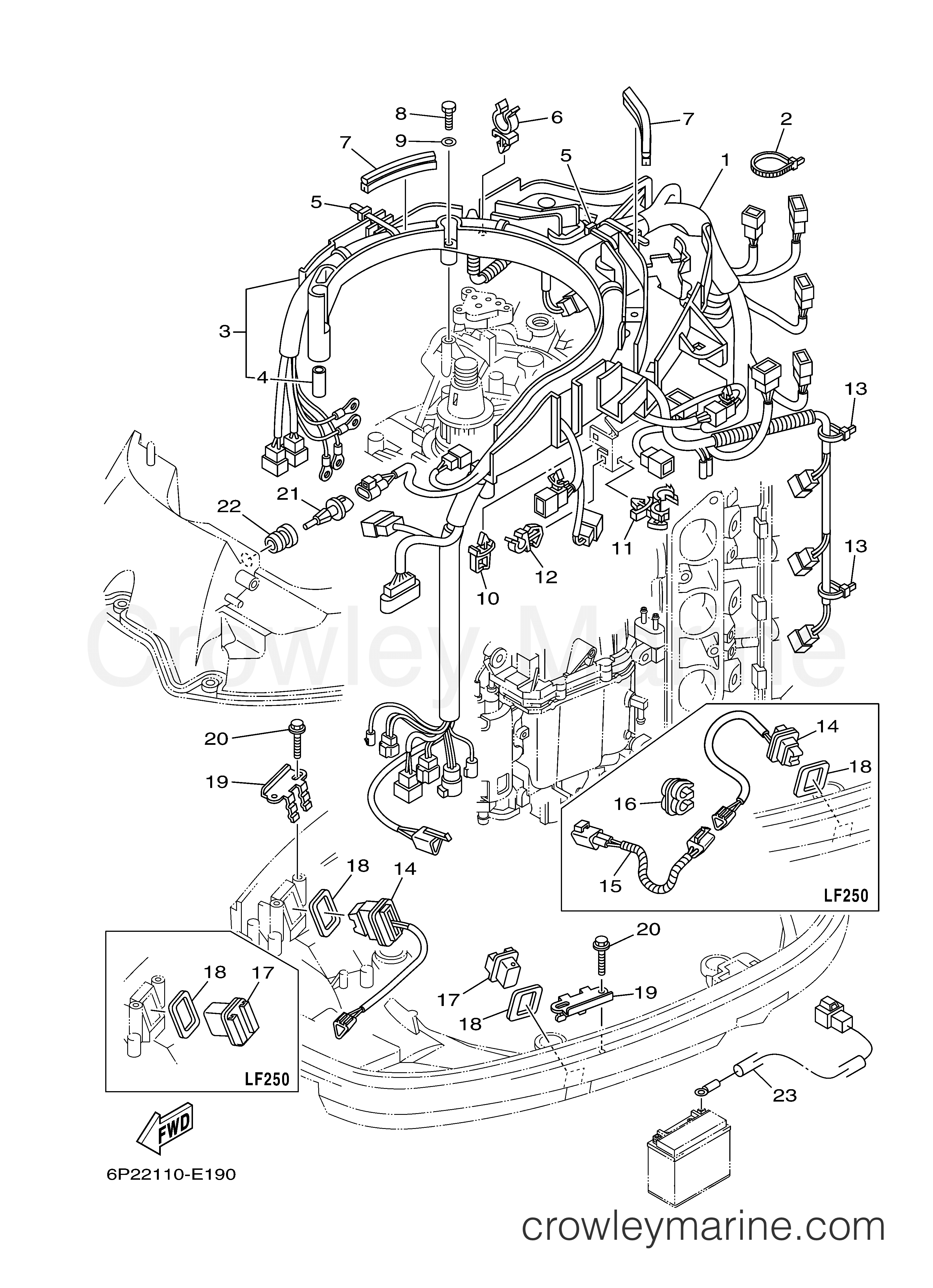 Yamaha Motors F250TXR - ELECTRICAL 3