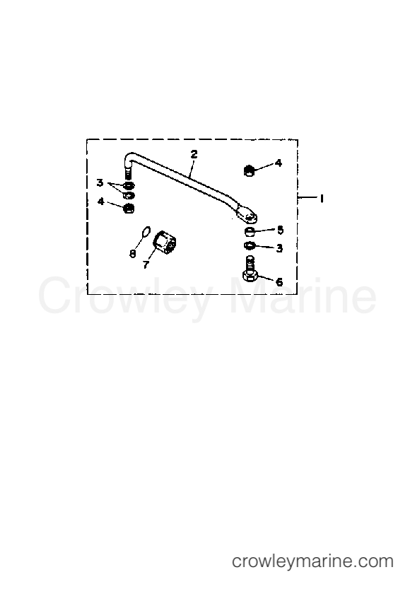 Yamaha Motors 30LD - STEERING GUIDE ATTACHMENT