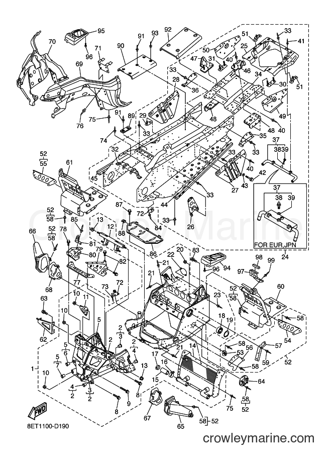 Yamaha Motors RS10SUV (8FM2) [020] - FRAME