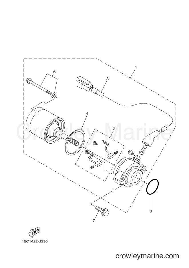 Yamaha Motors TK115C (15C4) [010] - STARTING MOTOR