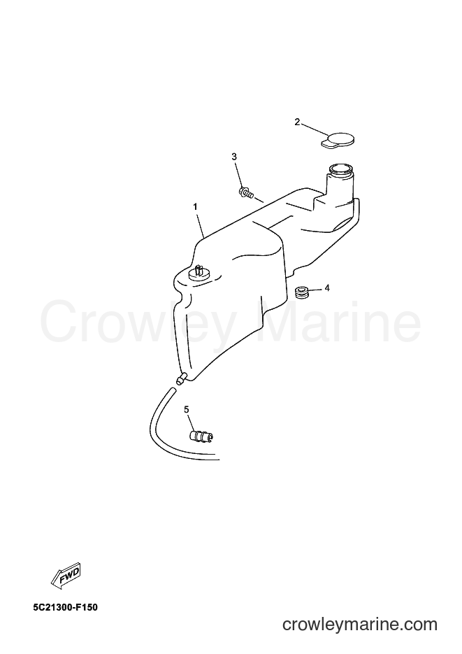 2008 Scooter YN50 - YN50 (5C21) [060] - OIL TANK