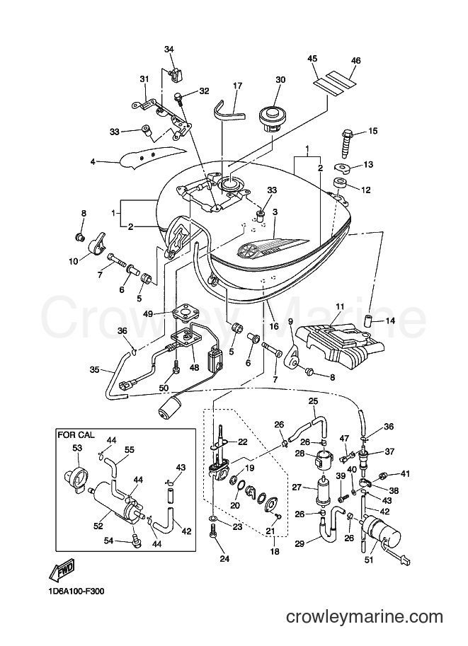 2007 Cruiser XVZ13CT - XVZ13CT (1D6C) [010] - FUEL TANK