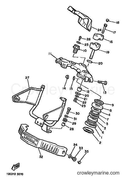 1982 Street Bike XS400 - XS400 (12E) [999] - STEERING