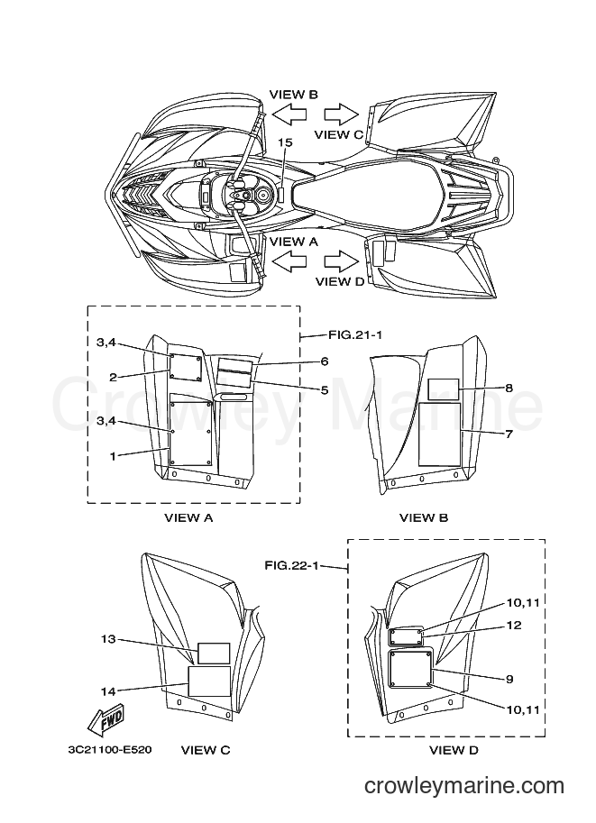2008 ATV YFM450FAS - YFM450FAS (3C2E) [010] - EMBLEM & LABEL 2