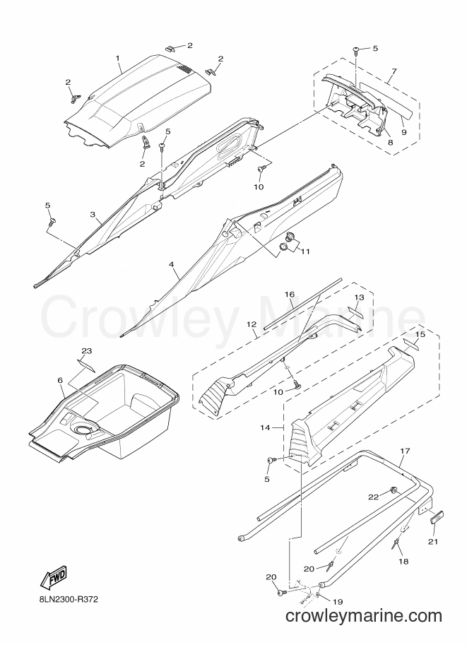 Yamaha Motors SRV10SP (8LN2) [010] - BUMPER