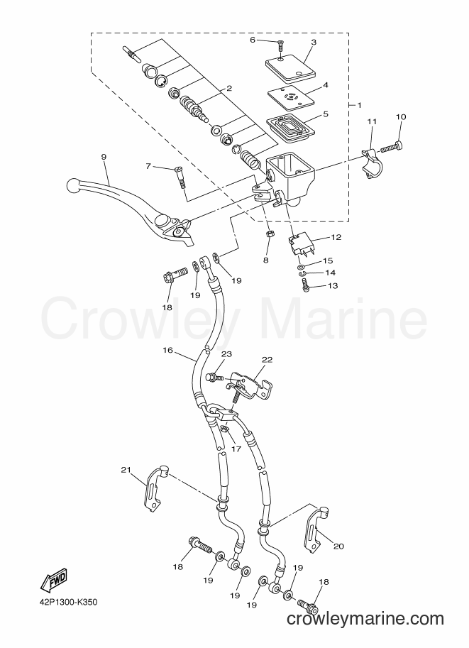 2014 Street Bike FZ8-S - FZ8-S (42PM) [010] - FRONT MASTER CYLINDER