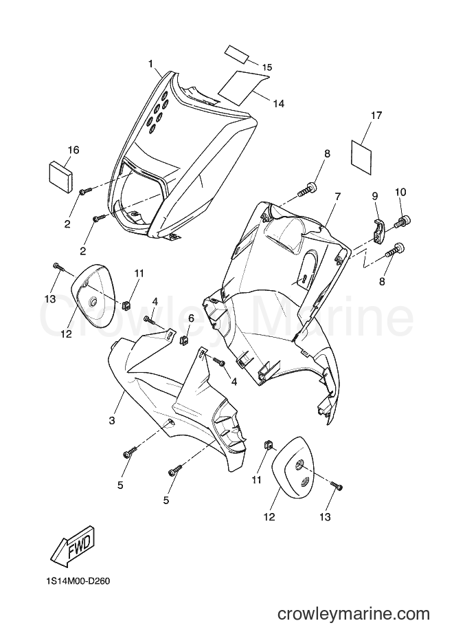 2005 Scooter EW50 - EW50 (1S14) [020] - LEG SHIELD