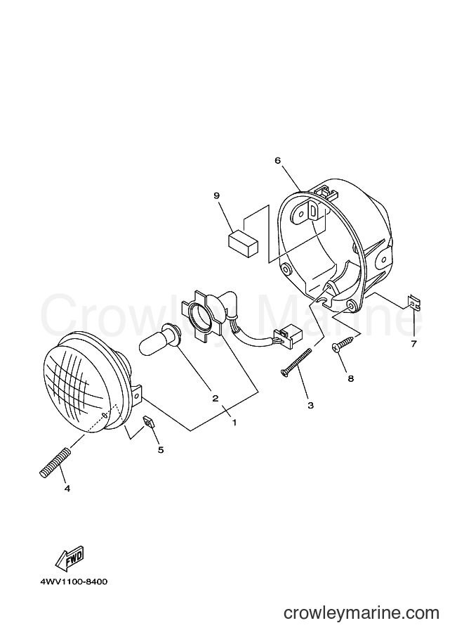 1998 ATV YFM600FWA - YFM600FWA (4WV2) [010] - HEADLIGHT