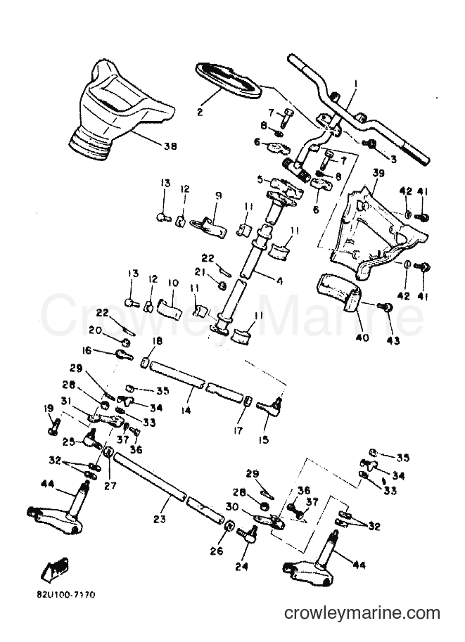 Yamaha Motors ET340 (84F0) [010] - STEERING
