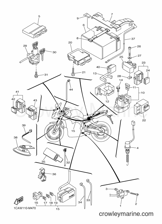 2015 Street Bike FZ1-S - FZ1-S (2DVB) [010] - ELECTRICAL 2