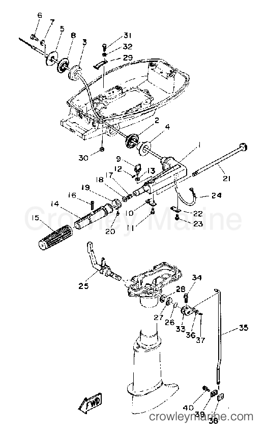 Yamaha Motors 4MSHQ - CONTROL ENGINE
